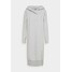 PIECES Tall PCLEDA HOODIE DRESS Sukienka letnia light grey melange PIP21C031