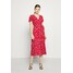 Lauren Ralph Lauren PRINTED MATTE DRESS Sukienka z dżerseju red L4221C10G