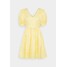 Selected Femme SLFJOYCE SHORT GOWN Sukienka koktajlowa gold colour SE521C102