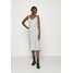 Abercrombie & Fitch SLIP MIDI DRESS Sukienka letnia white A0F21C07M