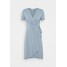 VILA PETITE VINAYELI KNEE WRAP DRESS Sukienka z dżerseju ashley blue VIP21C02B