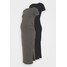 Anna Field MAMA 2 PACK Sukienka z dżerseju black/dark grey EX429F03G
