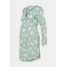 Cotton On CROSS FRONT BABYDOLL DRESS Sukienka letnia lush green C1Q29F00D