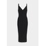 Calvin Klein Jeans STRAPPY LONG KNITTEDDRESS Sukienka dzianinowa ck black C1821C076