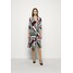 Lauren Ralph Lauren PRINTED MATTE DRESS Sukienka letnia cream/red L4221C15R
