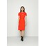 Calvin Klein LOGO DRESS Sukienka z dżerseju fiesta 6CA21C039
