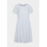 DESIGNERS REMIX UMBRIA DRESS Sukienka letnia cream/blue DEA21C042