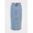 Moss Copenhagen CALISSA RIKKA SKIRT Spódnica jeansowa vintage light blue M0Y21B02Y