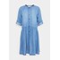 TOM TAILOR DENIM DRESS WITH PLACKET Sukienka jeansowa blue denim TO721C0CV
