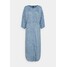 YASELMA LONG SHIRT DRESS Sukienka letnia cashmere blue/white Y0121C1I9