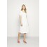 Glamorous TIE BACK MIDI DRESS WITH PUFF SHORT SLEEVES SQUARE NECKLINE Sukienka letnia white/pink GL921C0P5