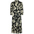 Rinascimento Sukienka koszulowa CFC0017773002 Czarny Regular Fit