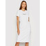 Calvin Klein Sukienka codzienna Logo K20K202805 Biały Regular Fit