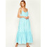 Liu Jo Beachwear Sukienka letnia VA0063 T5899 Niebieski Regular Fit