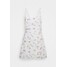 Abercrombie & Fitch BARE WRAP SHORT DRESS Sukienka letnia white A0F21C08I