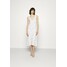 Abercrombie & Fitch VNECK MIDI SLIP DRESS Sukienka letnia white A0F21C08L