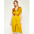 Marciano Guess Sukienka koszulowa Jerone 0GG753 7050Z Żółty Regular Fit