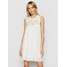 TwinSet Sukienka letnia 211LM2BCC Biały Regular Fit