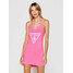 Guess Sukienka plażowa E02I02 JA911 Różowy Regular Fit