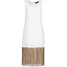 Trussardi Sukienka koktajlowa 56D00213 Biały Slim Fit