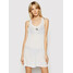 Calvin Klein Swimwear Sukienka letnia KW0KW01408 Biały Regular Fit