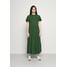 Trendyol Długa sukienka emerald green TRU21C08F