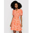 Calvin Klein Sukienka letnia K20K202962 Pomarańczowy Regular Fit