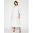 TwinSet Sukienka koszulowa 211MT2411 Biały Regular Fit