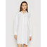 Marc O'Polo Sukienka koszulowa 104 0645 21211 Biały Regular Fit