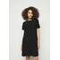 KARL LAGERFELD DRESS PLEATED BACK Sukienka koktajlowa black K4821C03R