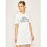 LOVE MOSCHINO Sukienka dzianinowa W5A0214E 2139 Biały Regular Fit