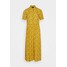 PIECES Tall PCJILL MIDI DRESS Sukienka letnia nugget gold/black PIP21C01W