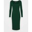 GAP SQUARENECK DRESS Sukienka dzianinowa tropic green GP021C0IB