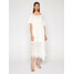 TwinSet Sukienka codzienna 211TT3151 Biały Regular Fit