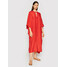 TwinSet Sukienka codzienna 211TT2691 Czerwony Relaxed Fit