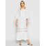 TwinSet Sukienka codzienna 211TT2460 Biały Regular Fit