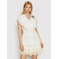 TwinSet Sukienka letnia 211MT2523 Biały Regular Fit