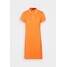 Polo Ralph Lauren BASIC Sukienka letnia key west orange PO221C06E