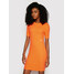 Calvin Klein Jeans Sukienka codzienna J20J215679 Pomarańczowy Slim Fit
