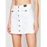 Versace Jeans Couture Spódnica jeansowa A9HWA37I Biały Regular Fit