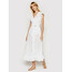 Melissa Odabash Sukienka plażowa Brianna CR Biały Regular Fit