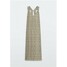 Massimo Dutti MIT BLUMENPRINT Sukienka letnia beige M3I21C0EB