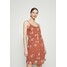Vero Moda VMMELLIE SINGLET SHORT DRESS Sukienka z dżerseju marsala/mellie VE121C2O2