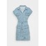 Boyish THE JOE SAFARI DRESS Sukienka jeansowa light blue BOU21C000