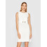 Rinascimento Sukienka codzienna CFC0102458003 Biały Regular Fit