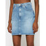 Wrangler Spódnica jeansowa Mom W22VJH28X Granatowy Slim Fit