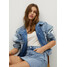 Mango Spódnica jeansowa Rachel 87014019 Niebieski Slim Fit