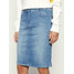 Laurèl Spódnica jeansowa 71037 Niebieski Regular Fit