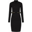Versace Jeans Couture Sukienka codzienna D2HUB421 Czarny Slim Fit