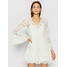TwinSet Sukienka letnia 211LM2KJJ Biały Regular Fit